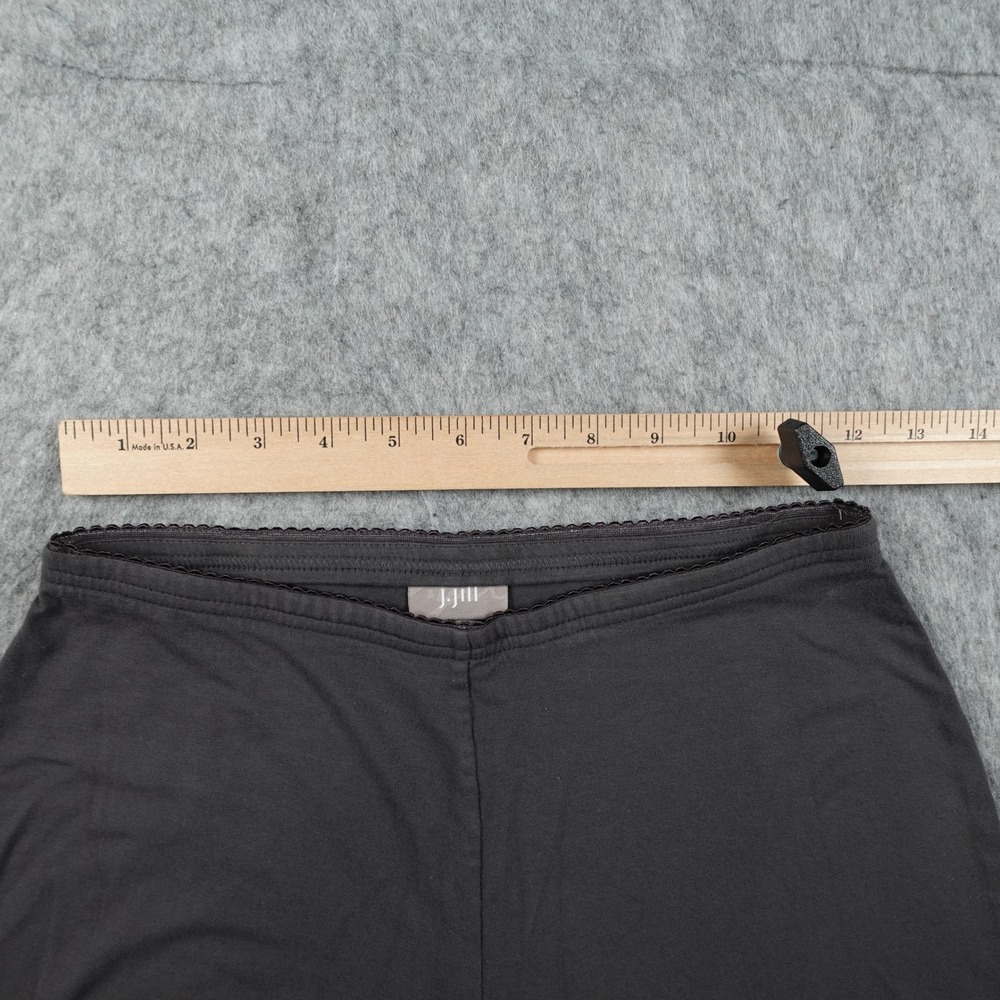 J Jill Pant Women Extra Small Charcoal Gray Stretch Elastic Waist Loungewear - Picture 6 of 13